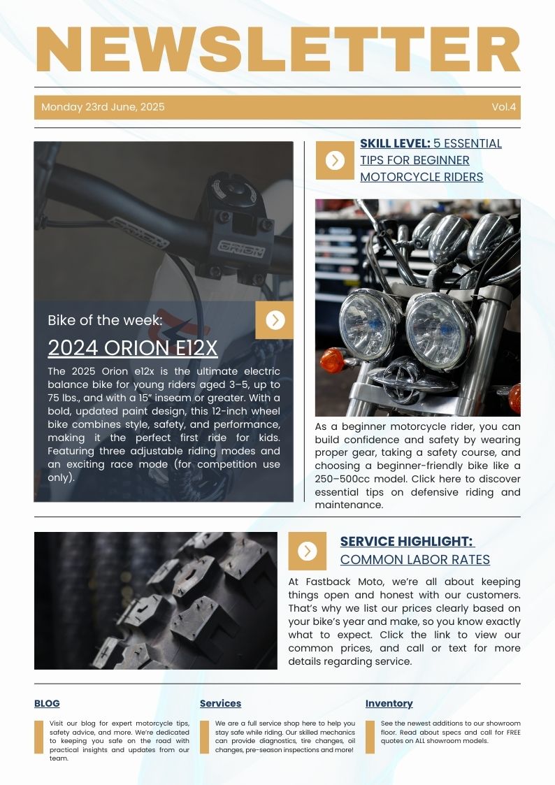 Fastback Newsletter Vol. 3